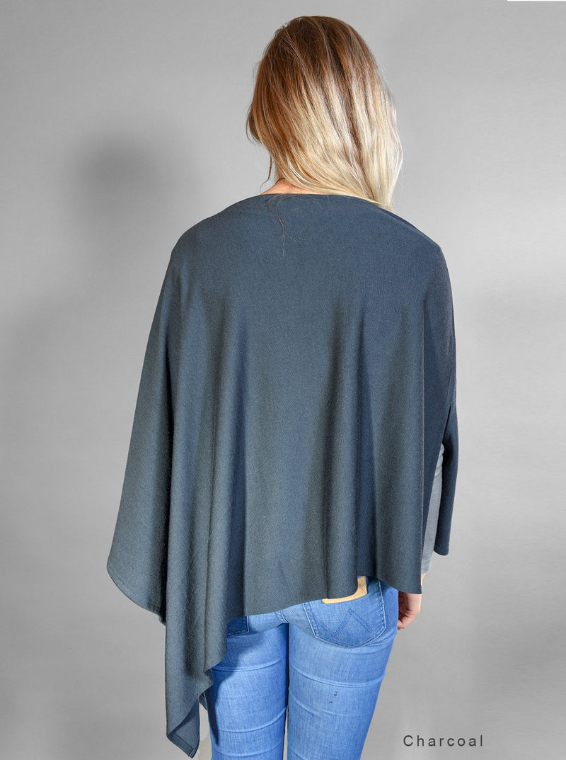 Merino poncho