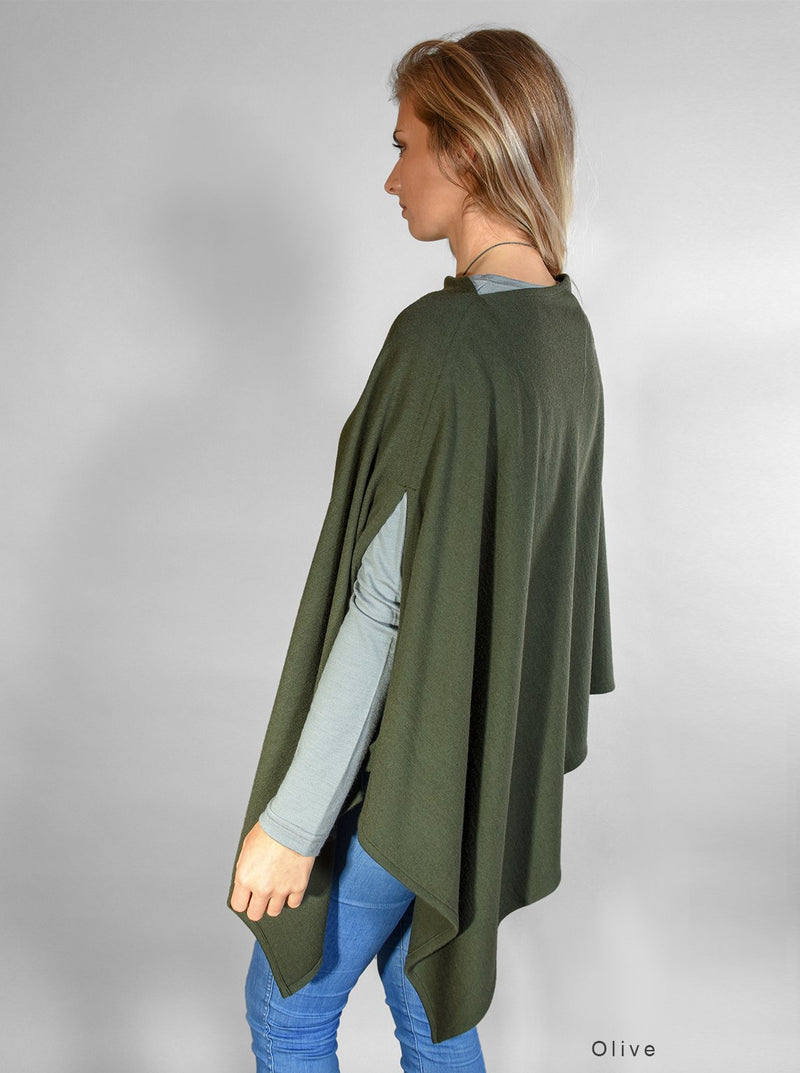 Merino poncho