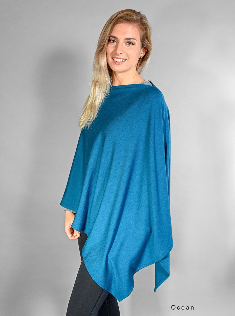 Merino poncho