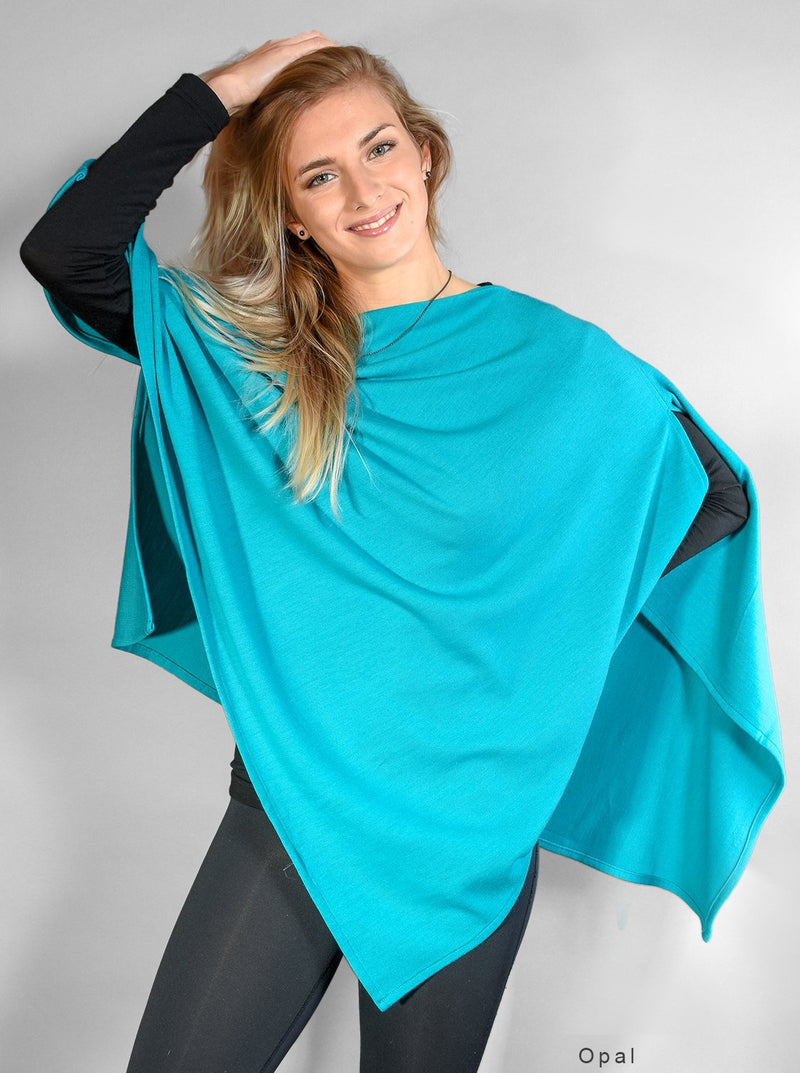 Merino poncho