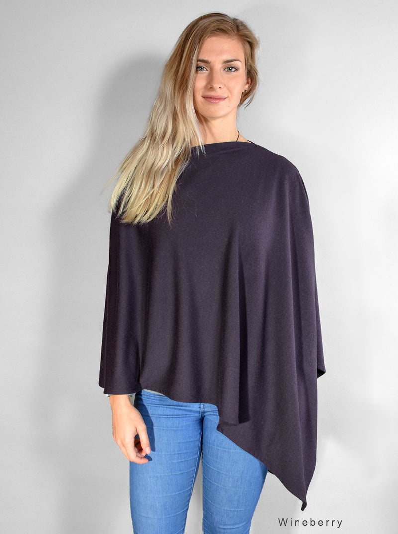 Merino poncho