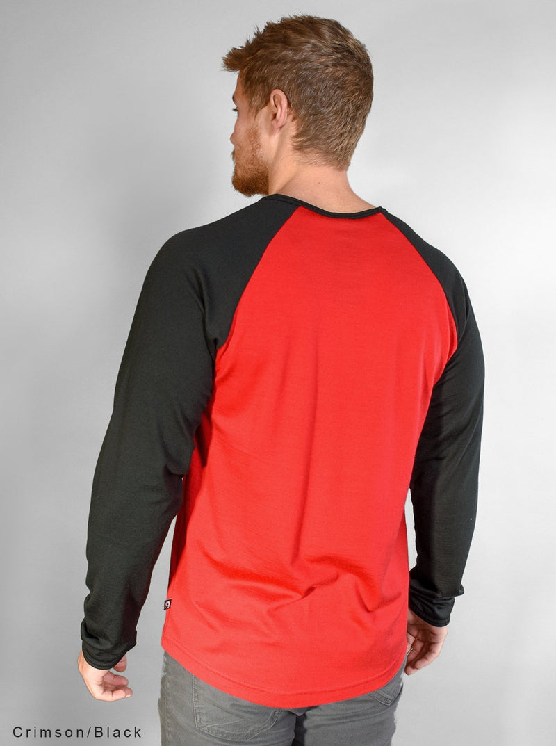 Merino Raglan 2-tone Long Sleeve Tee