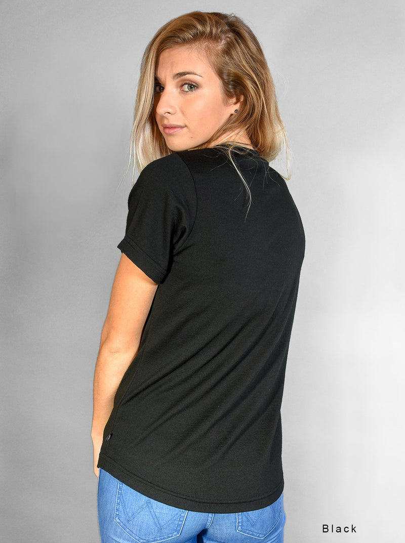 Merino V-neck relax T 