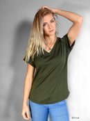 Merino V-neck relax T