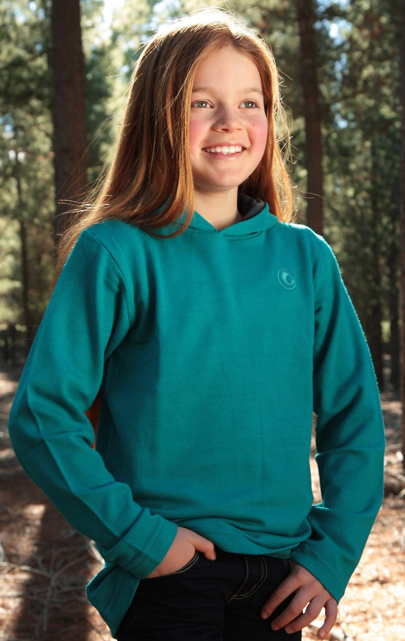 Merino Kids Pullover Hoodie