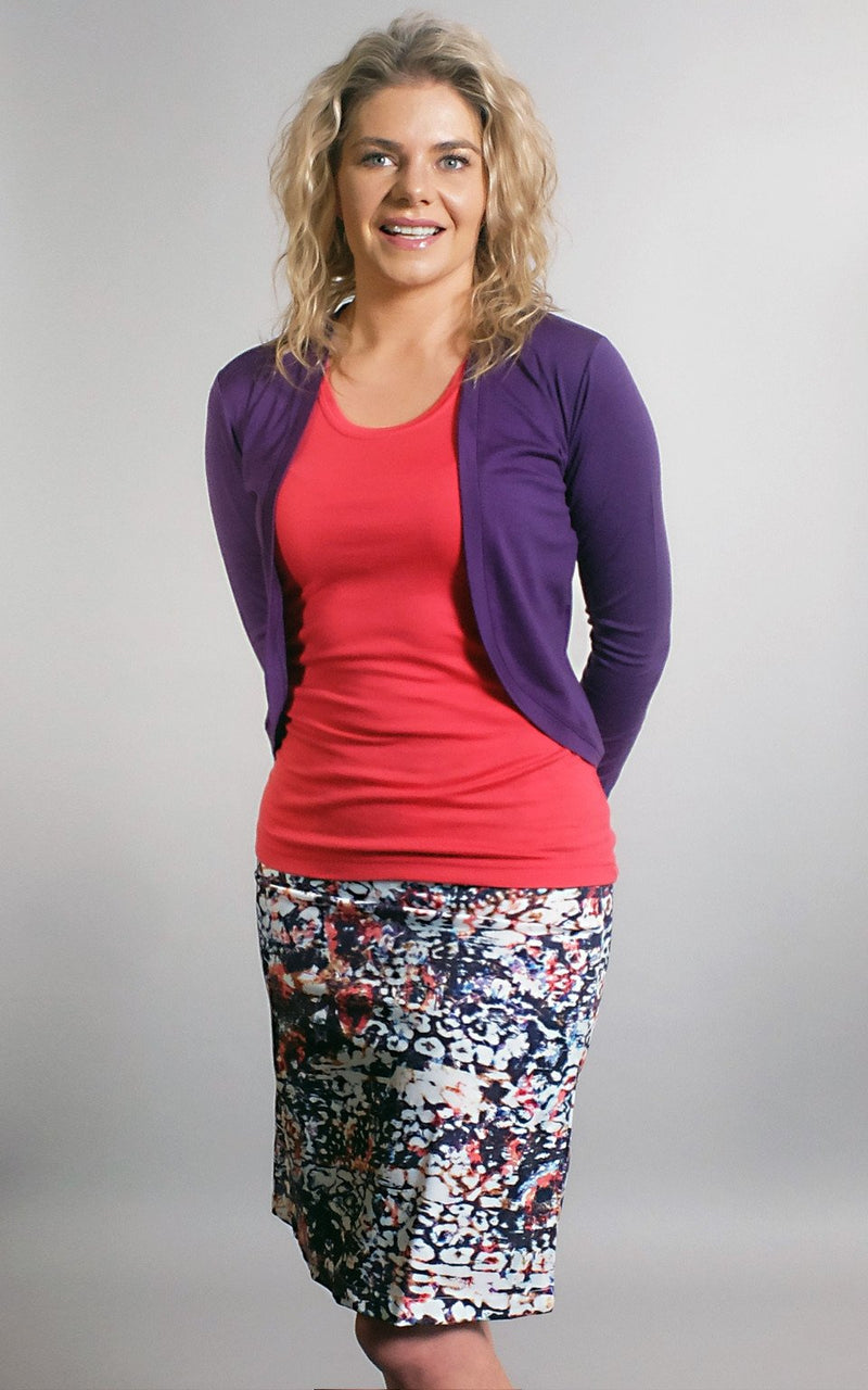 Merino Bolero Shrug cardigan New Zealand Made