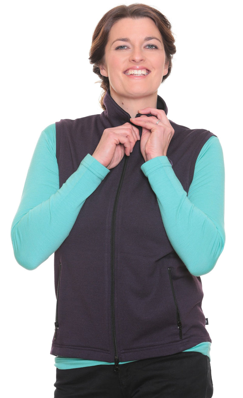 Merino Zip Outermost Vest With Zip Pockets