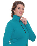 Merino Fitted Banded Zip Jacket