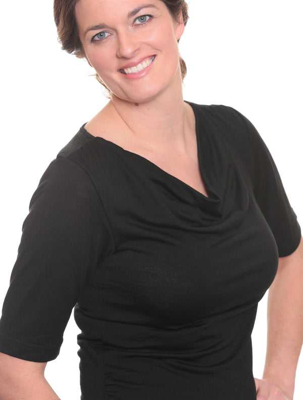 Merino Cowl Neck