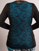 Merino Lace Back Cardigan