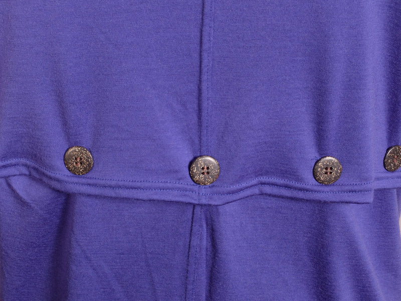 Merino Button Back Cape