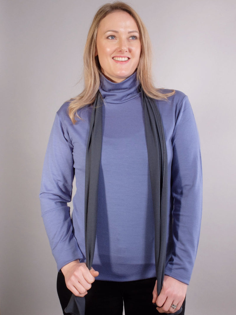 Merino Long Sleeve Poloneck