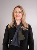 Merino Contrast Loop Through Scarf