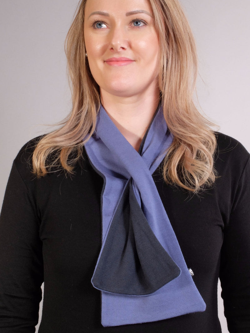 Merino Contrast Loop Through Scarf