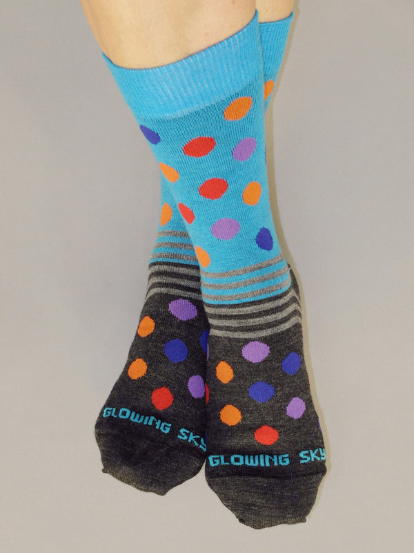 S9 Unisex Merino Dot Stripe Sock
