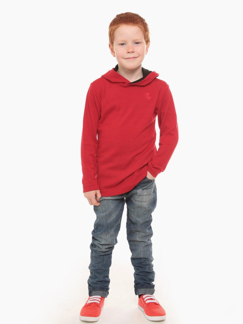 Merino Kids Pullover Hoodie