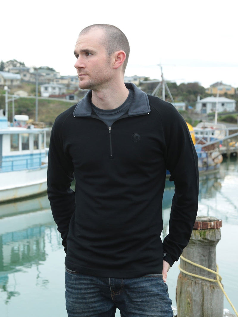 Merino Half Zip Raglan Sleeve Outermost Jersey