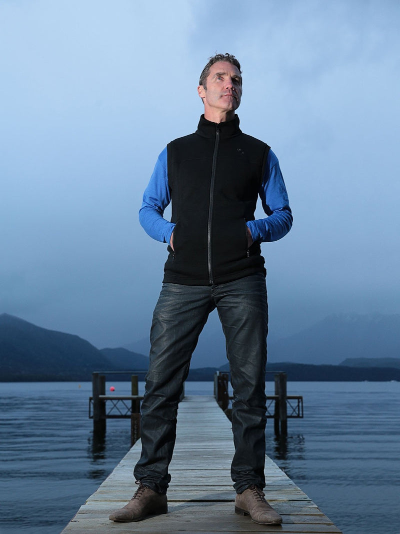 Merino Zip Outermost Vest With Zip Pockets