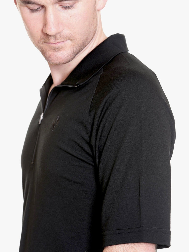 Merino Half Zip Poloshirt
