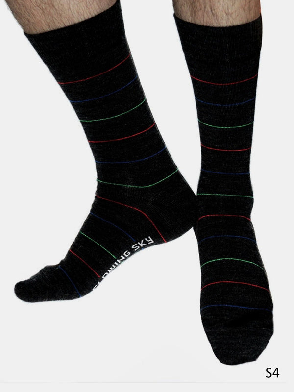 S4 Unisex Merino Stripe Sock