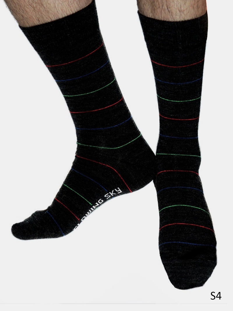 S4 Unisex Merino Stripe Sock