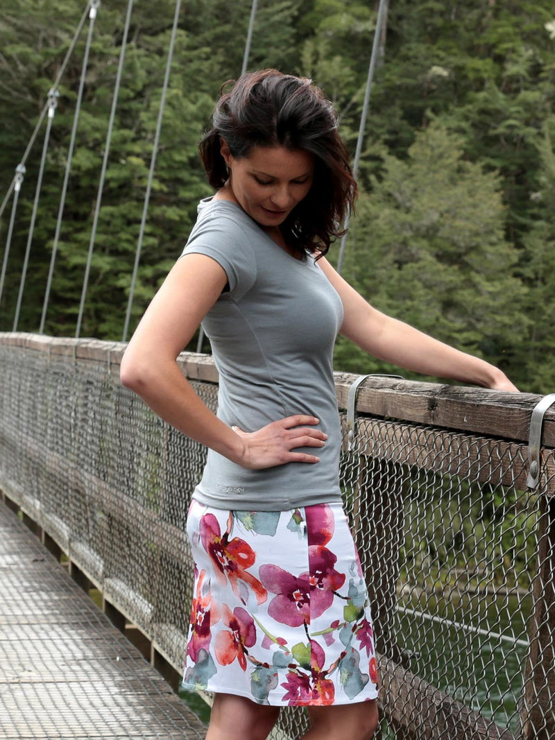 Merino Fitted Scoop Tee