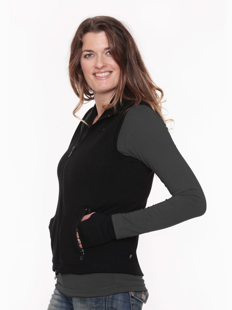 Merino Zip Outermost Vest With Zip Pockets