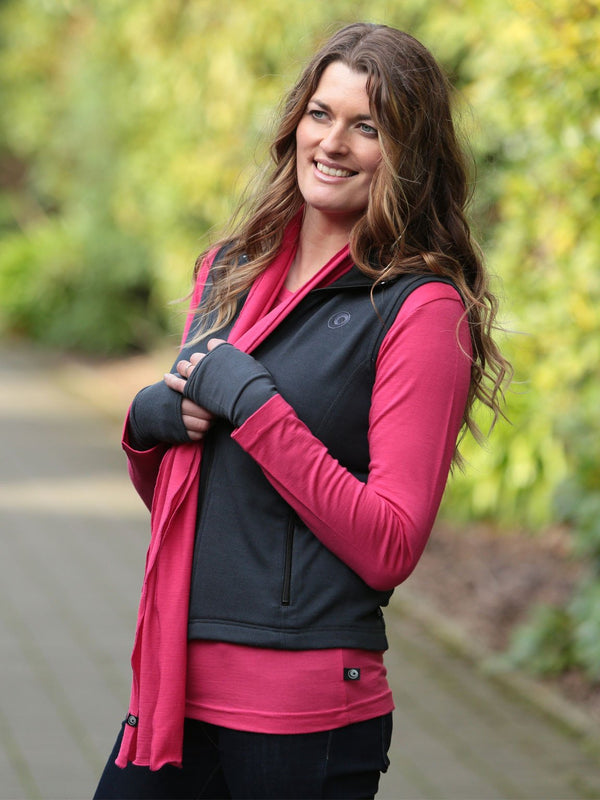Merino Zip Outermost Vest With Zip Pockets
