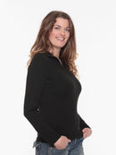 Merino Fitted Half Zip Pullover