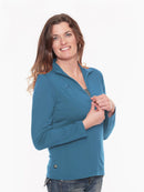 Merino Fitted Half Zip Pullover