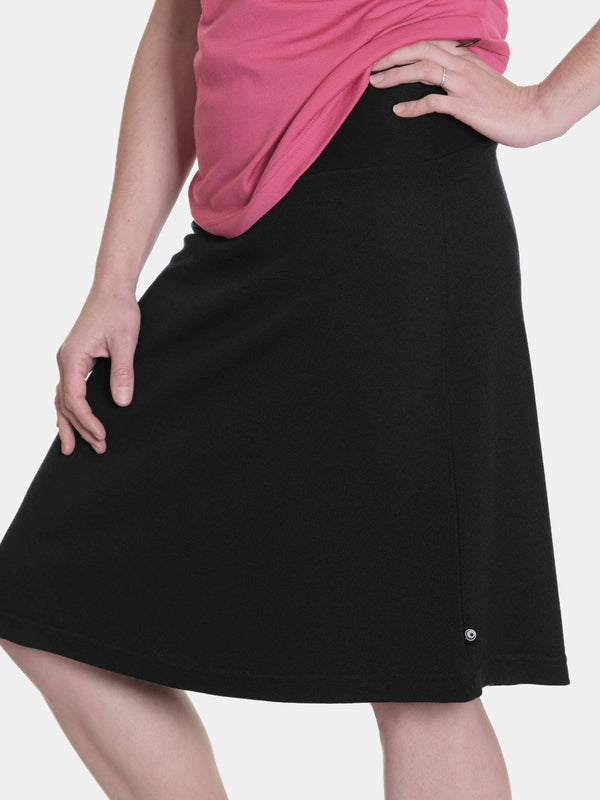 Merino A-line Skirt