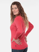 Merino Half Zip Princess Cut Jersey