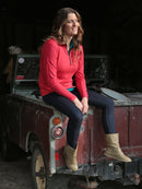 Merino Half Zip Princess Cut Jersey