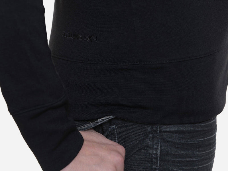 Merino Fitted Banded Zip Jacket