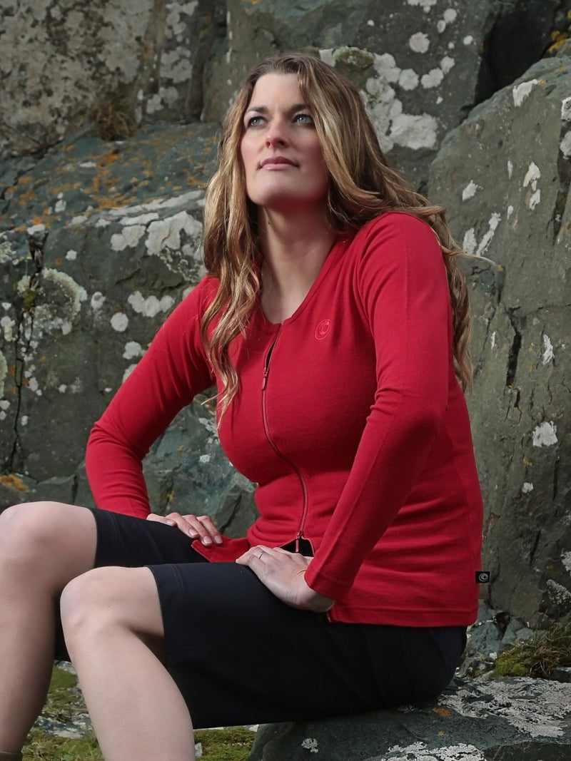 Merino Zip Cardigan New Zealand Made