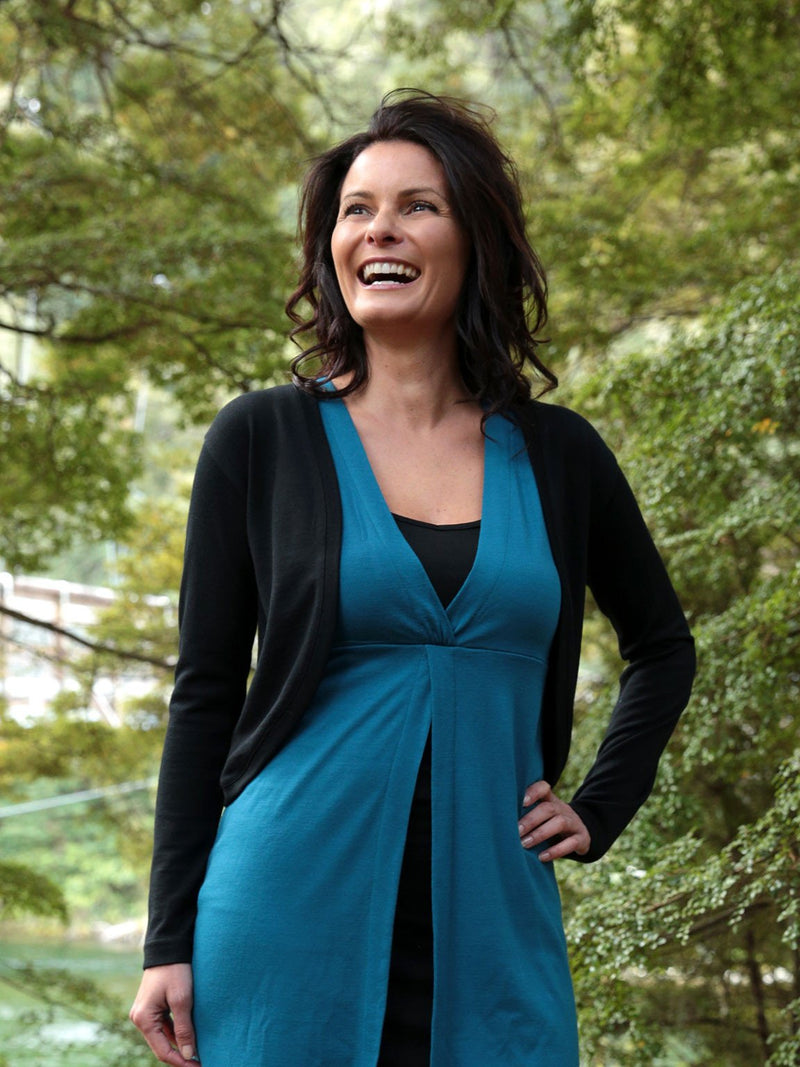 Merino Bolero Shrug cardigan New Zealand Made
