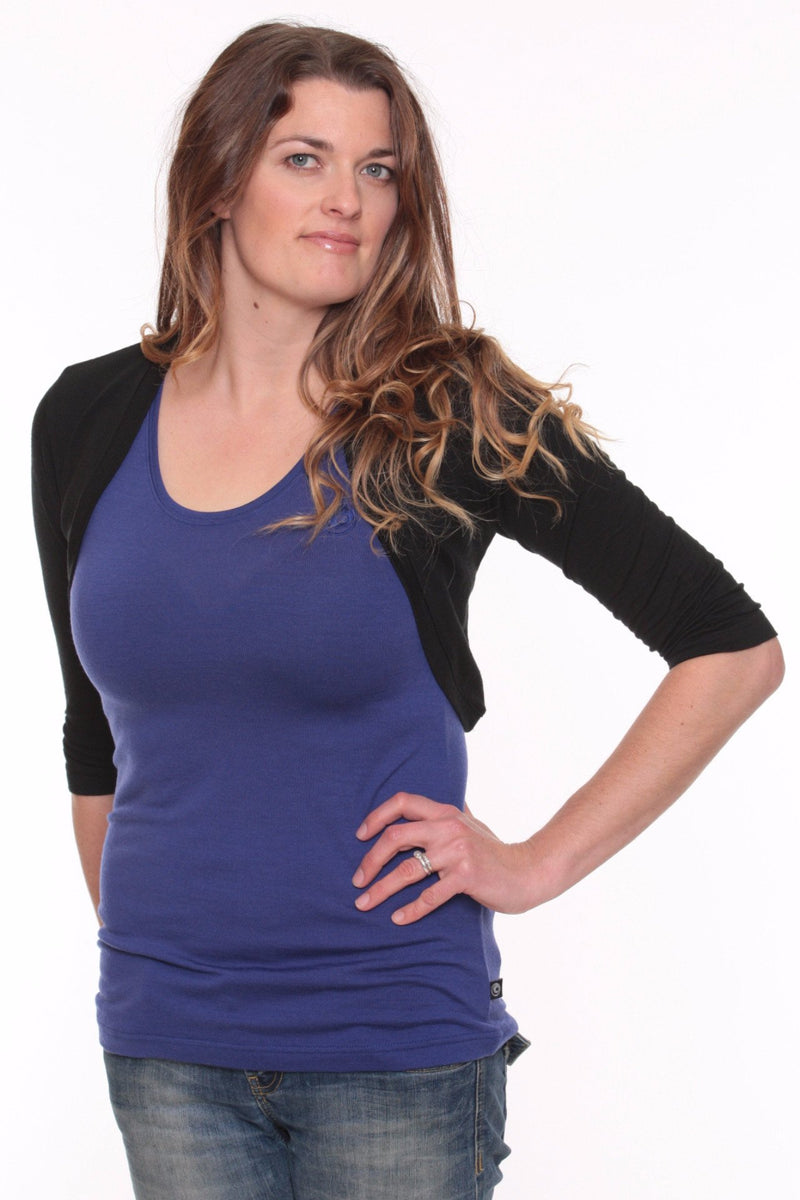 Merino Shrug ¾ Sleeve
