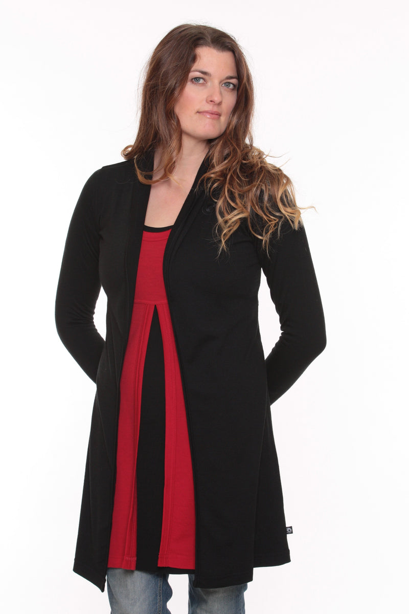 Merino Long Floaty Cardigan