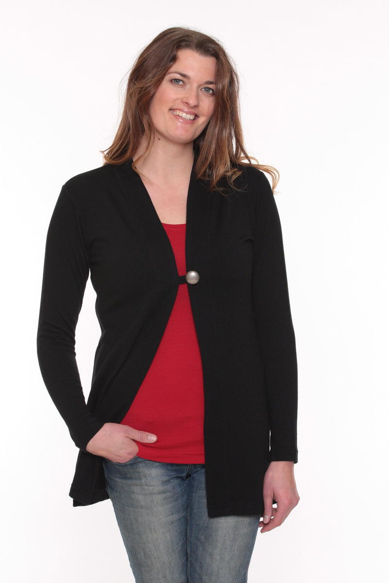 Merino 1 Button Cardigan