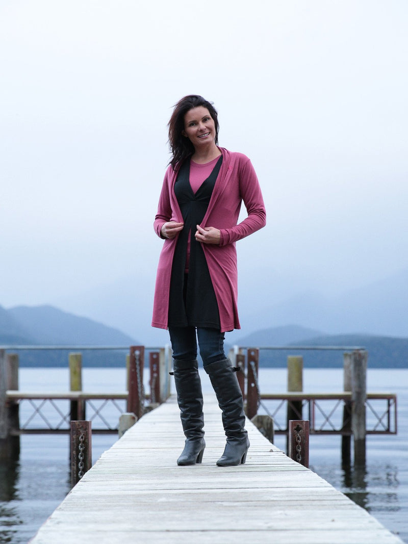 Merino Long Floaty Cardigan
