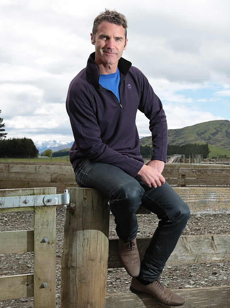 Merino Half Zip Raglan Sleeve Outermost Jersey