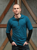 Merino Half Zip Poloshirt