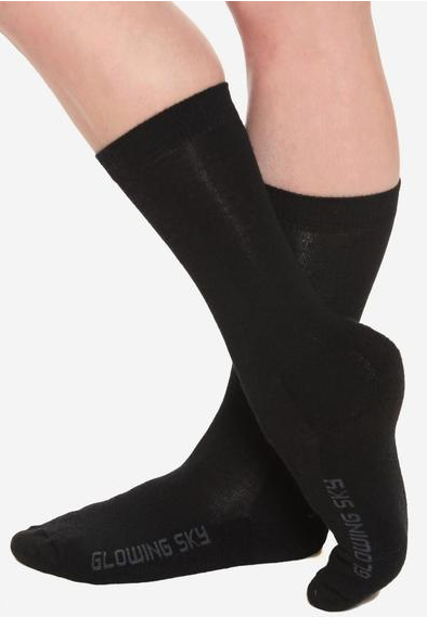 S1 Unisex Merino Black Dress Sock